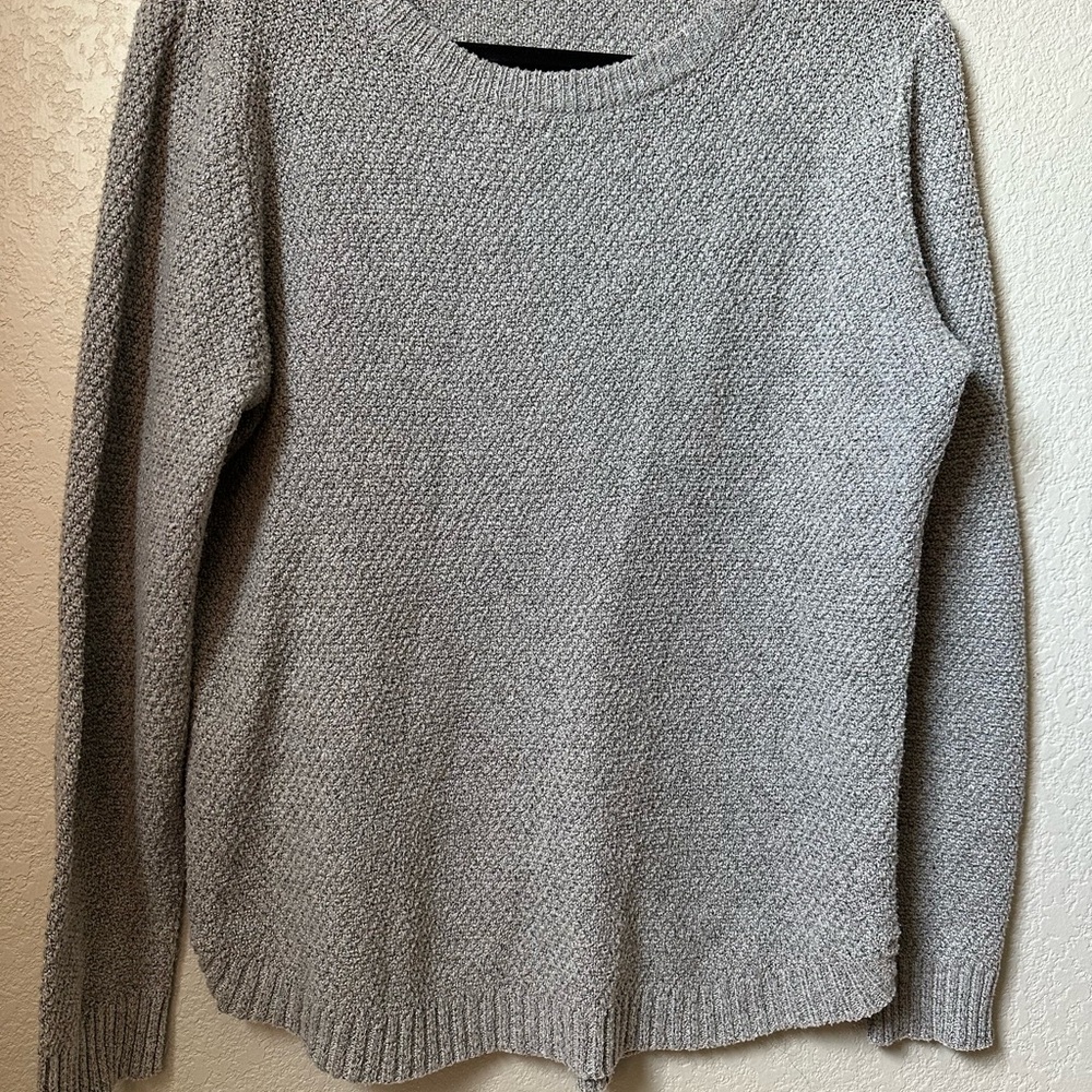 Pink Clover Heather Gray Women's Sweater